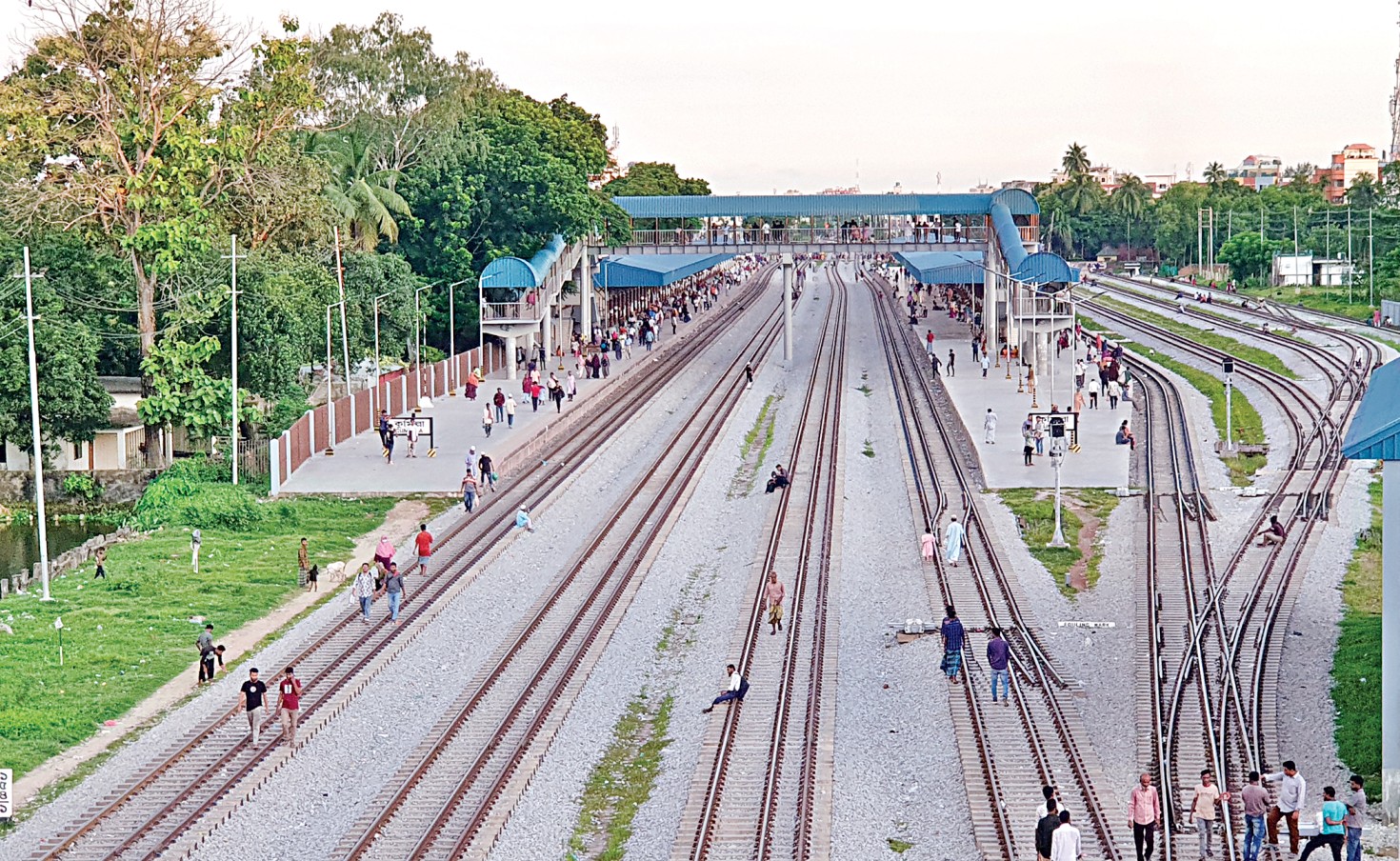 Akhaura Laksham Dual Gauge Rail Line